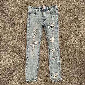 American eagle next level stretch high rise jeggings size 6 xshort